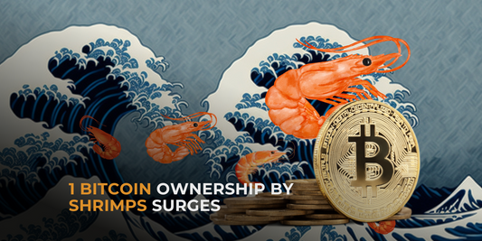 1 Million Addresses Hold 1 Bitcoin: Shrimps Make Waves