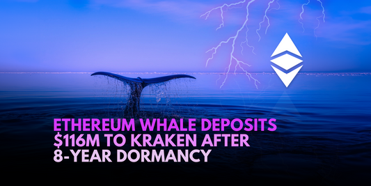 Ethereum ICO Participant Deposits $116 Million to Kraken After 8-Year Dormancy