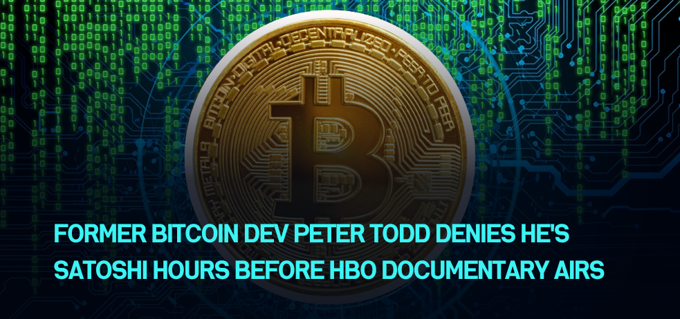Former Bitcoin Dev Peter Todd Denies He's Satoshi Hours Before HBO Documentary Airs